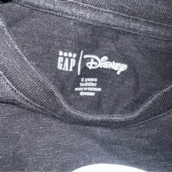 Baby GAP Kids Black Mickey Skeleton Graphic Long Sleeve Shirt 5T glow in dark - Picture 2 of 2